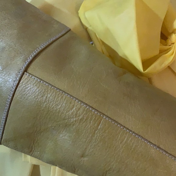 Yellow Leather Riding Boot - Picture 6 of 6